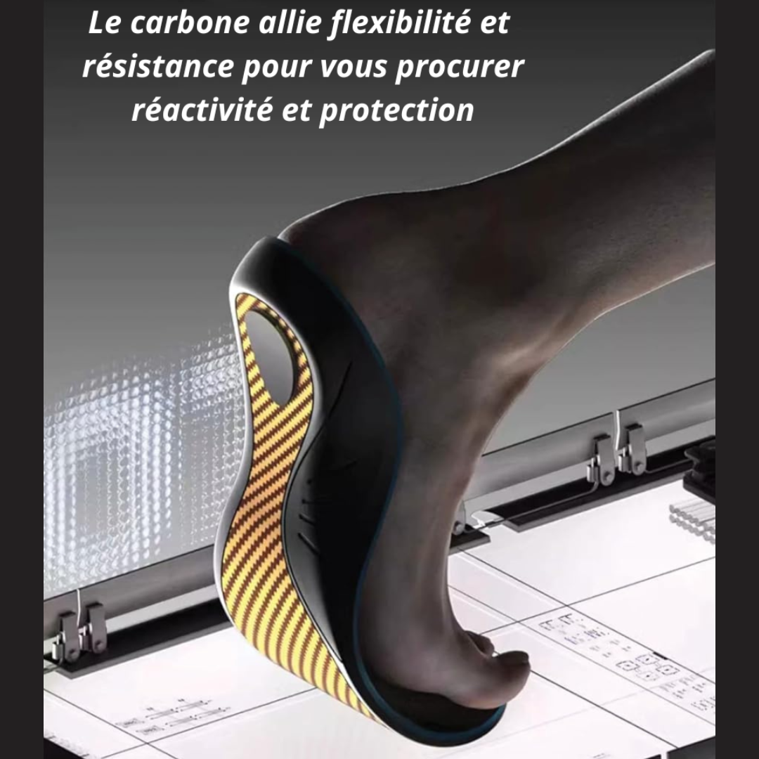 Semelles en fibre de carbone